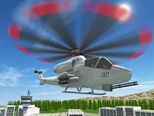 Free Helicopter Flying Simulator - casual game cover image